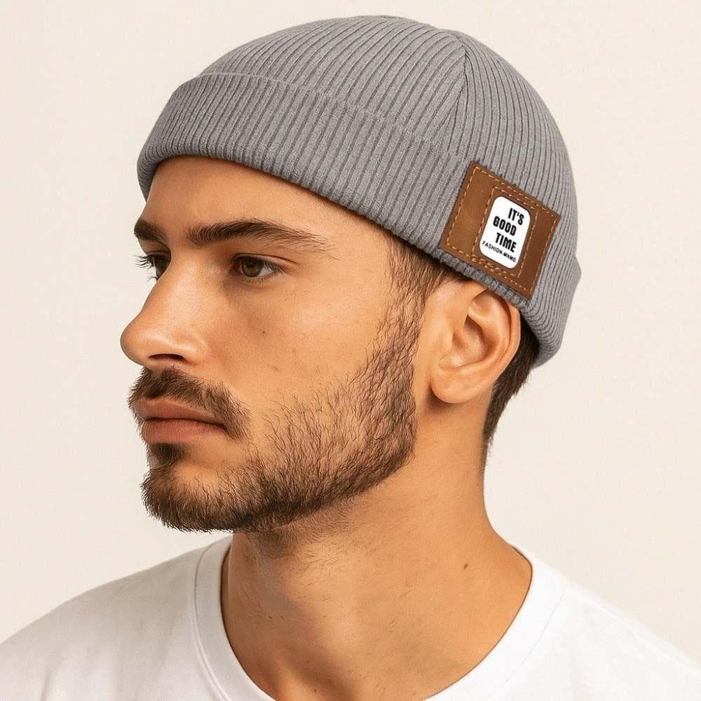 Boné Docker Vintage  , Chapéu Redondo De Veludo Cotelê Sem Aba , Ajustável De Melão Com Cúpula Macia