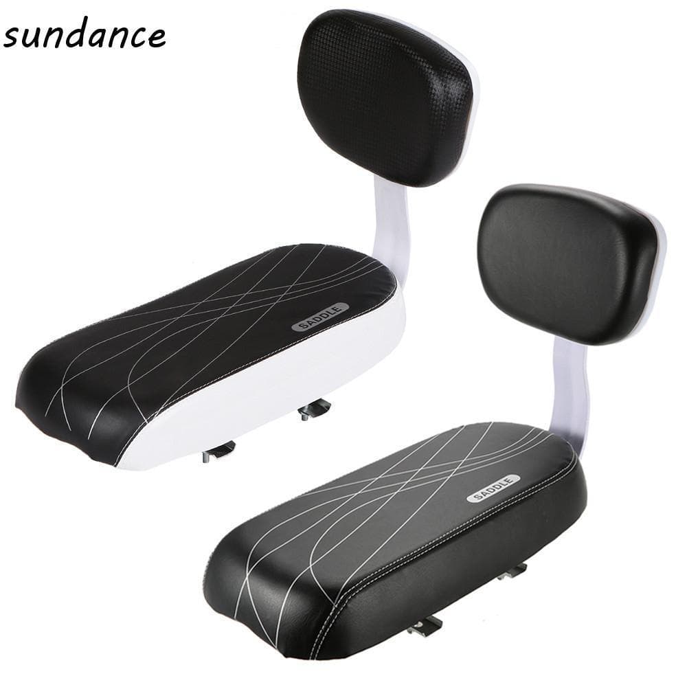 SUNDANCE Assento Traseiro De Bicicleta Confortável Acessórios De Ciclo De Apoio Almofada PU Couro À Prova De Choque