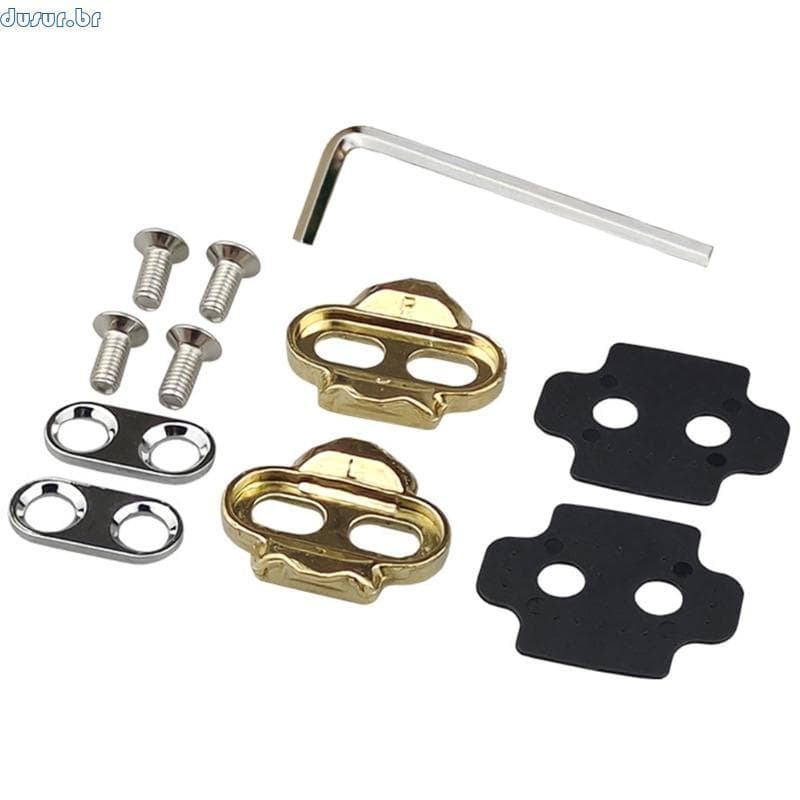 dusur9 Mountain Bike Pedal Sapatos Adaptador Chuteiras Pedais Conjunto Grampos Placa Bloqueio Access
