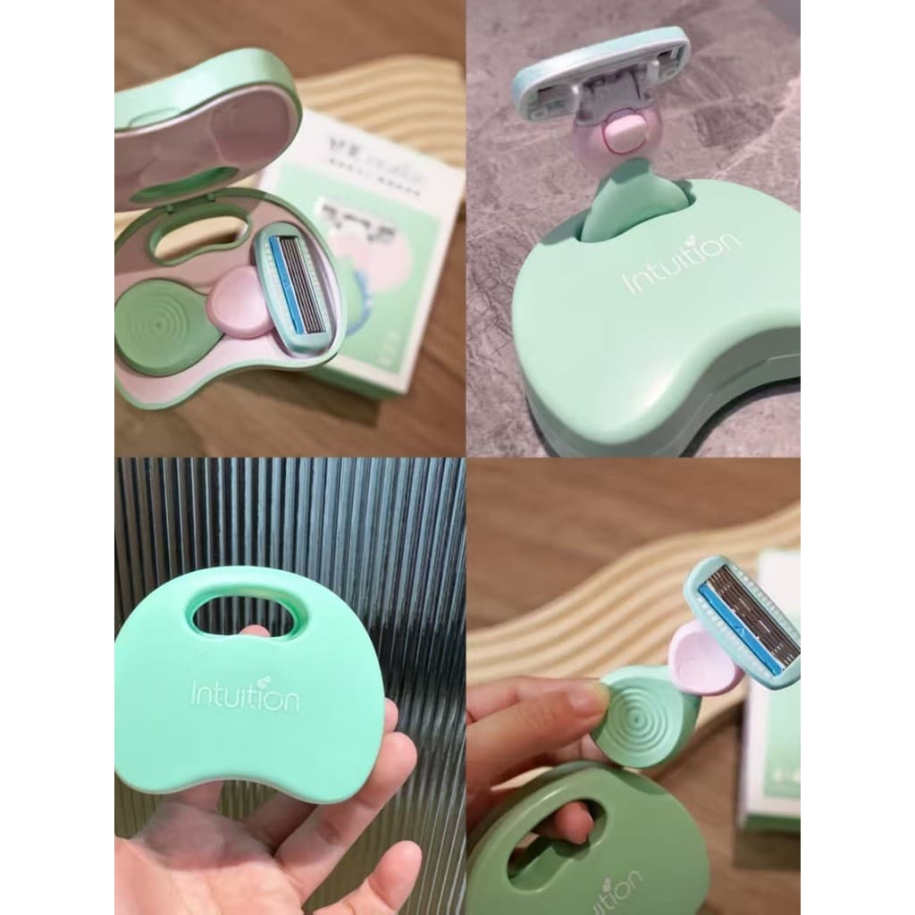 Soufflé barbeador axila cabelo barbeador peças privadas barbeador pequena Mousse faca de remoção de pêlos privados com c