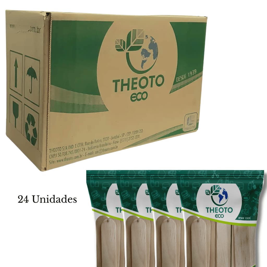 Espátulas para Depilação Palito de Madeira, Resistência Durabilidade e Precisão 600 Un - Theoto