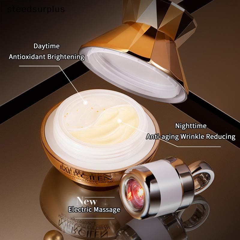 MERCILEN Creme Para Os Olhos Reafirmante Antirrugas-Facial Elétrico Matinal E Noturno Tonificar Hidratar