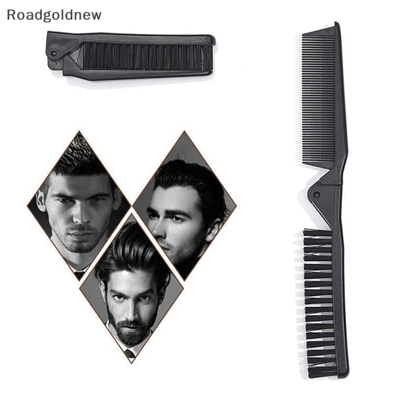 RGN Macio Cerdas De Javali Hairb Portátil Viagem Escova Barba Dobrável Massagem Anti Estática Ferramenta Estilo Cabeleir