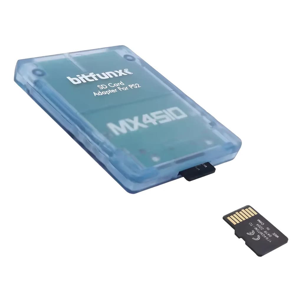 Memory Card Mx4sio Adaptador Cartão De Memória Ps2 Fat Slim