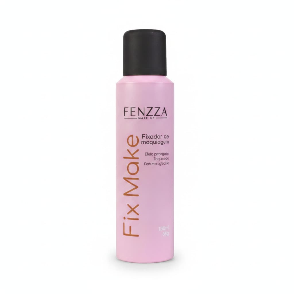 Fenzza Fix Make Fixador de Maquiagem Resistente à Água 120ml Longa Duração Secagem Rápida e Acabamento Natural