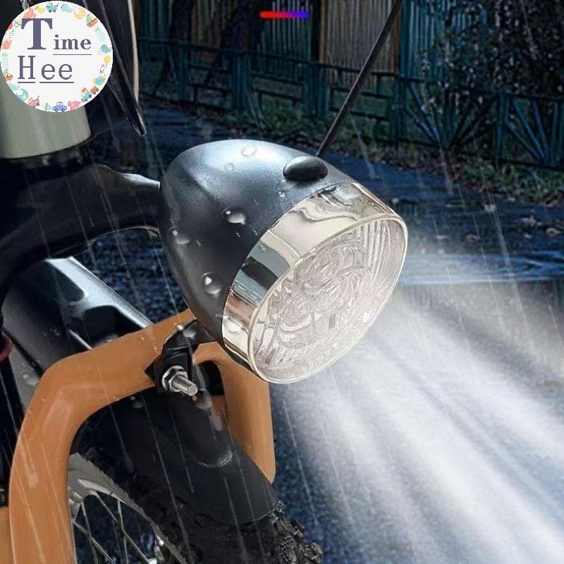 TimeHee Retro 3 LED Luz Frontal De Bicicleta Vintage Farol Clássico Para Lâmpada De Equitação Noturna Urbana BR