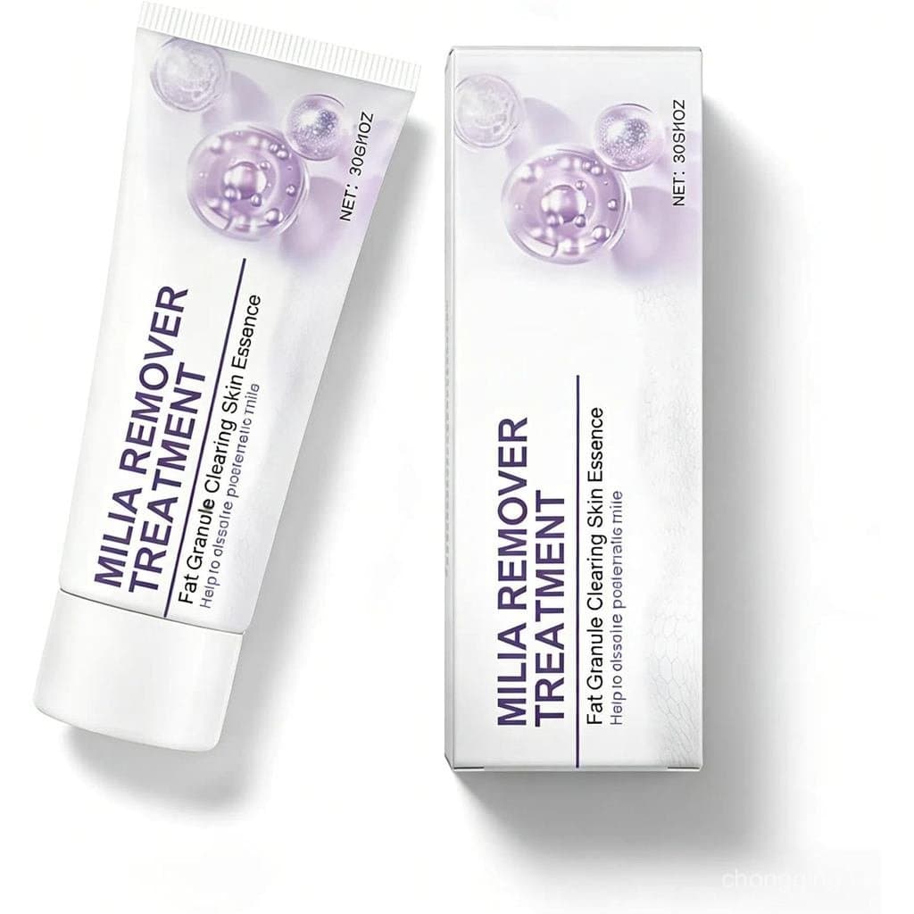 Creme Milia Care com Ácido Salicílico, Tratamento Suave para Milia e Poros Obstruídos, Cuidado da Pele do Rosto e Olhos,