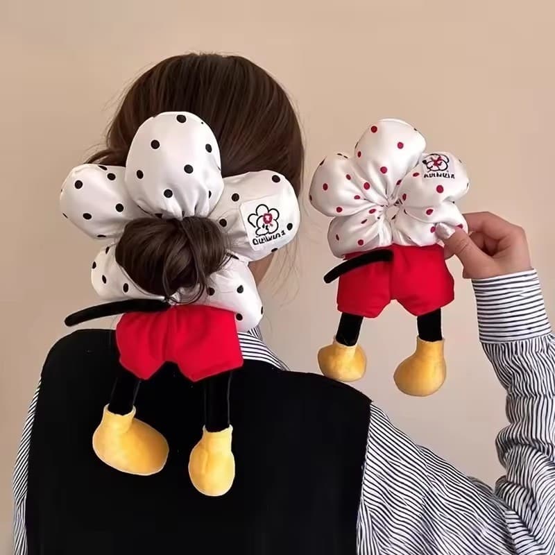Kawaii Dos Desenhos Animados Vermelho Bolinhas Hairband Intestino Grande Bonito Meninas Acessórios Para O Cabelo Present