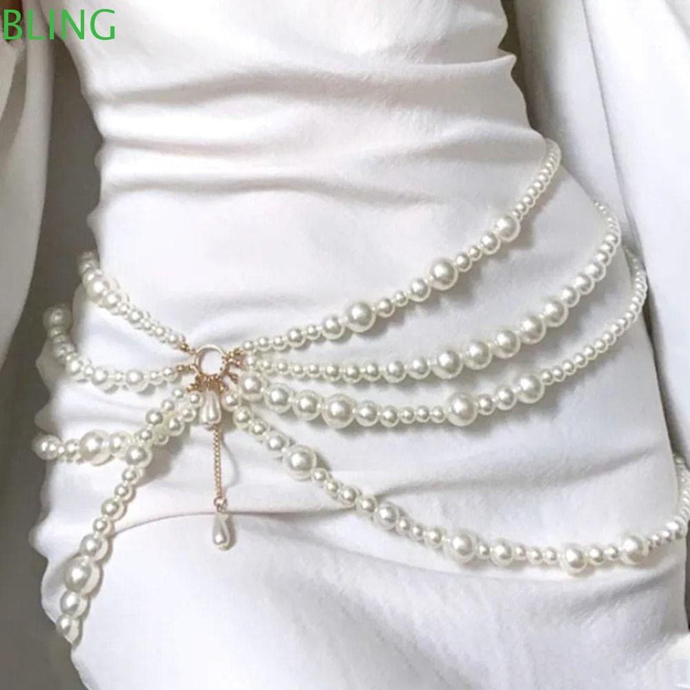 Corrente De Cintura BLING , Joia Corporal Multicamadas Y2K , Personagem De Borla , Acessórios Para Corpo