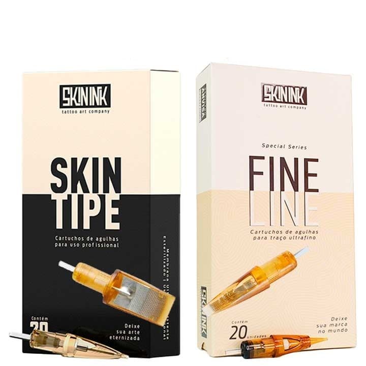 Caixa C/20 Unidades Cartuchos SkinInk FineLine e SkinTipe
