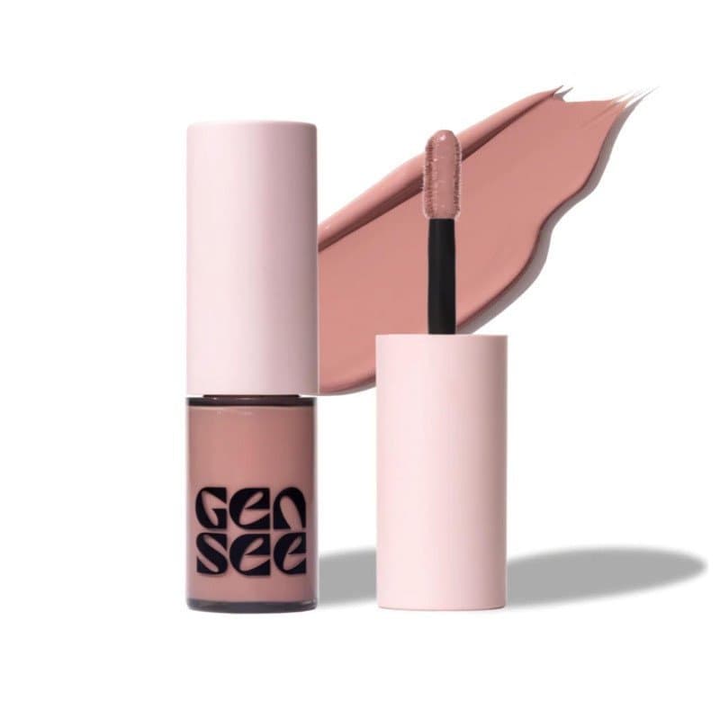 GENSEE Sombra Líquida Matte de Mídia Mista, Cor de Olhos Matte de Longa Duração e Leve como Água de Rosas, Maquiagem Mul