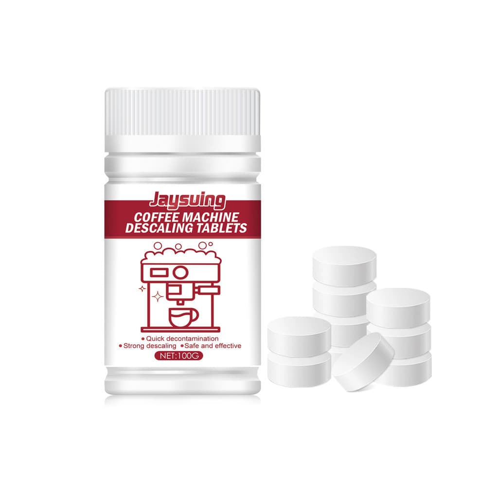 Pastilhas de Limpeza para Máquinas de Café Jaysuing, usadas para remover manchas e sujeira do café, manter o filtro, pas