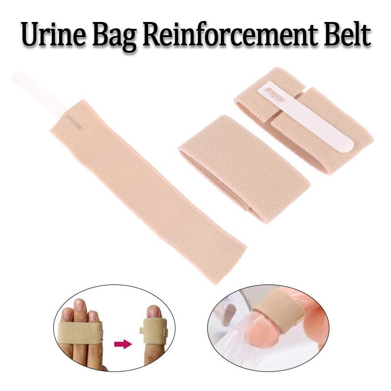 1PC Reutilizável Masculino Saco De Urina Externa Alça De Reforço Cinta Genital Acessórios Para Incontinência Urinária