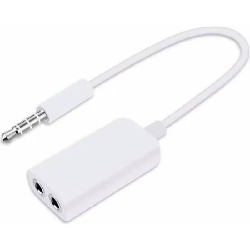 Cabo Adaptador Duplicador 3,5mm Fone De Ouvido 2 Saídas P2 Dois Fones de ouvido