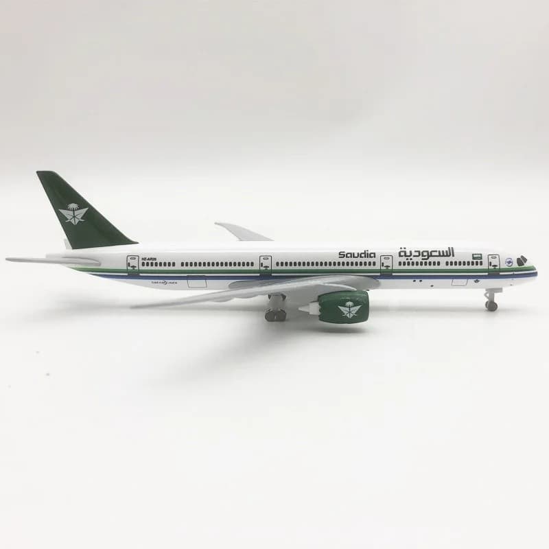 FZ 20cm Arábia Saudita AIR B787 Airlines 787 Modelo De Avião Escala Liga De Metal Presente De Natal Infantil Fundido