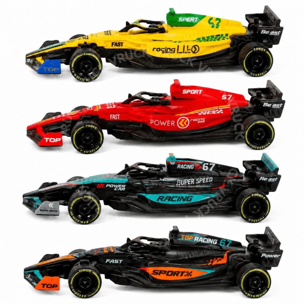 Miniatura Formula 1 Realista 13cm Colecionável de Metal Realista Infantil Brinquedo