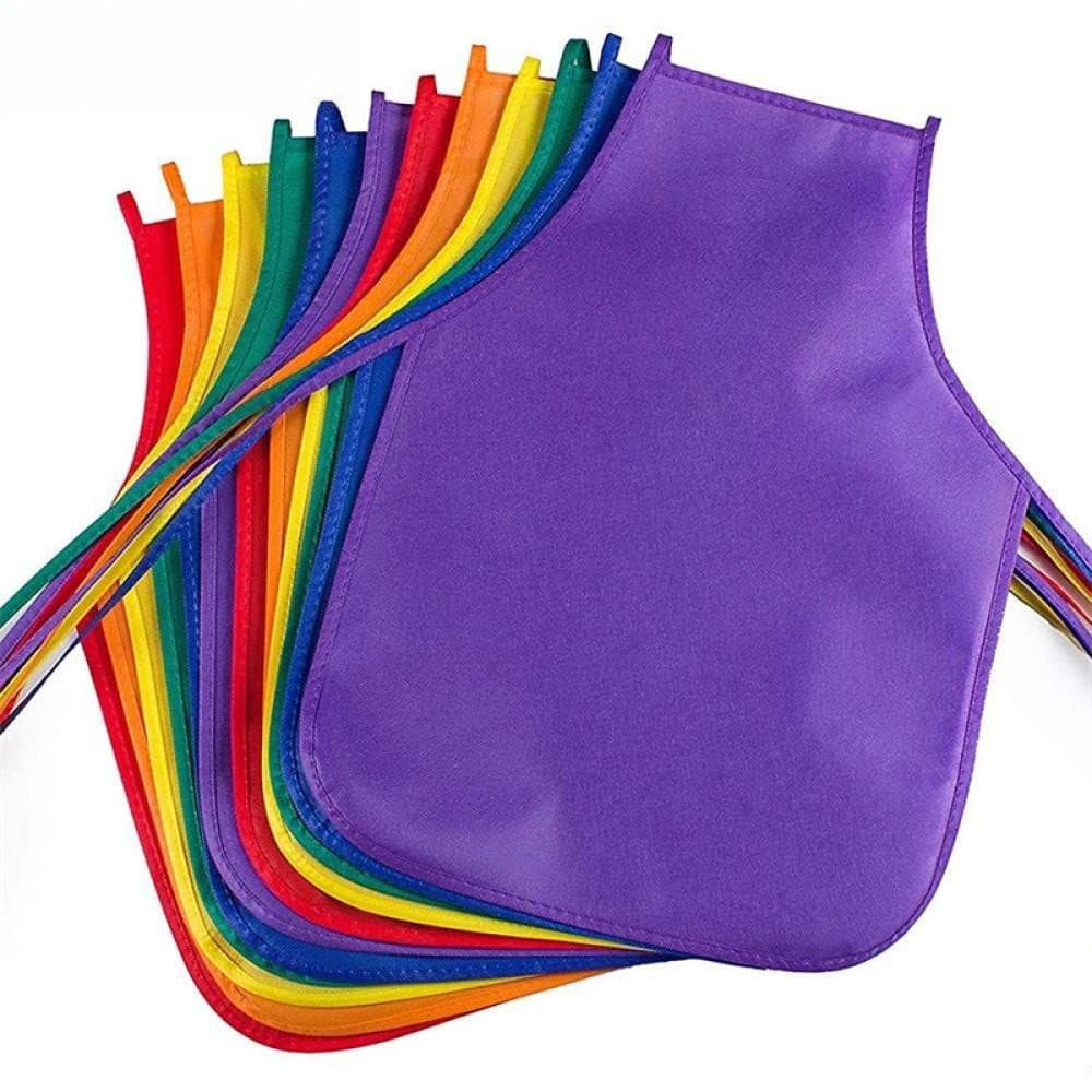 OKCATZONE Avental Unisexo Colorido Para Crianças Pintura Em Tecido Não R1X3
