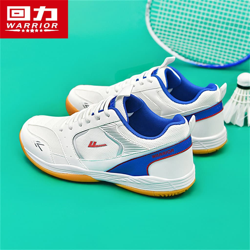 [Recomendado] Tênis de Badminton Warrior para Homens, Leve para o Verão, Respirável, Durável, Antiderrapante, Tênis de T