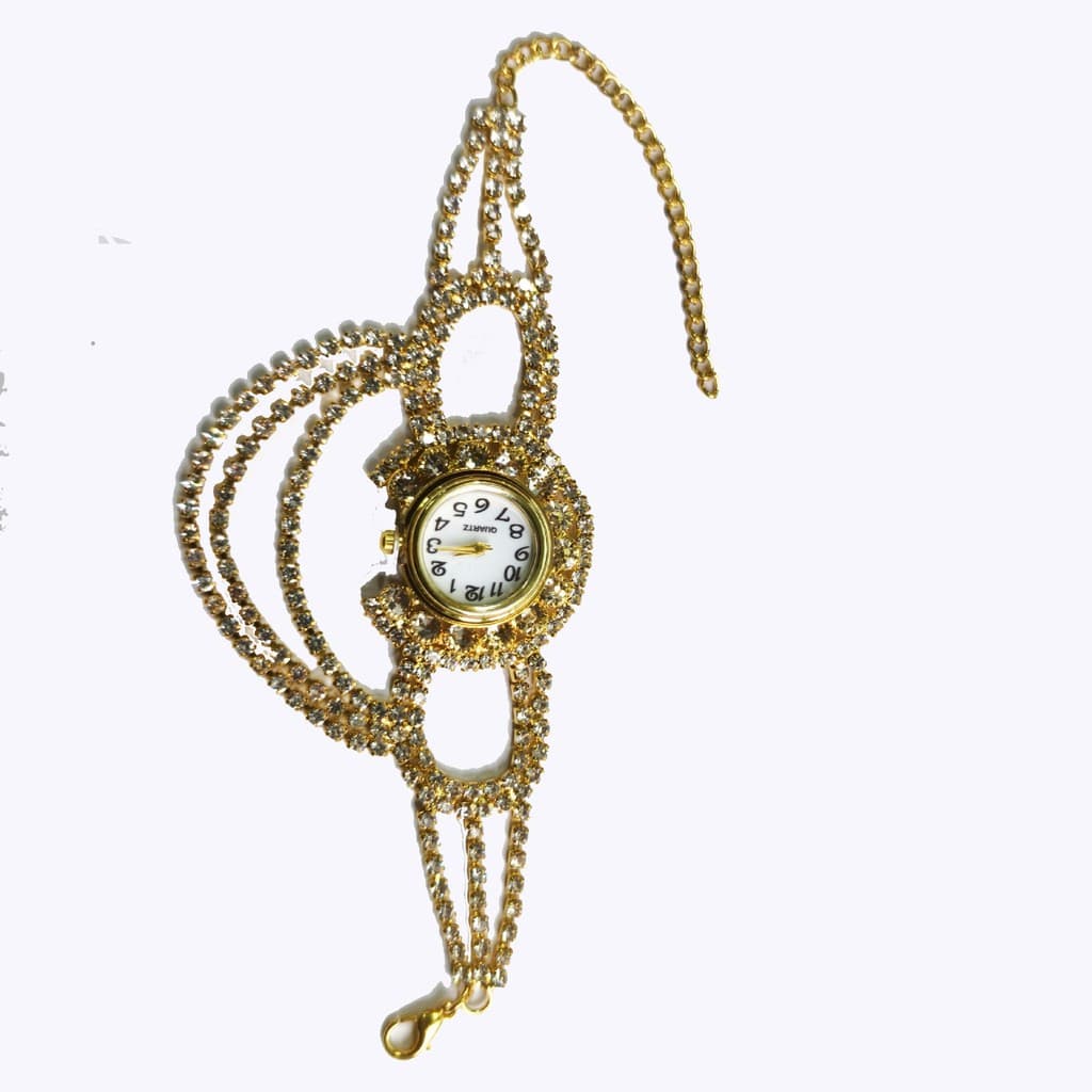 Novo relógio feminino com decoração de diamantes, relógio feminino elegante, relógio de quartzo casual versátil, relógio
