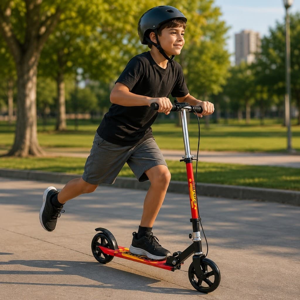 Patinete Criança Scooter Infantil Criança Andador Presente Passeio Equipamento Parque