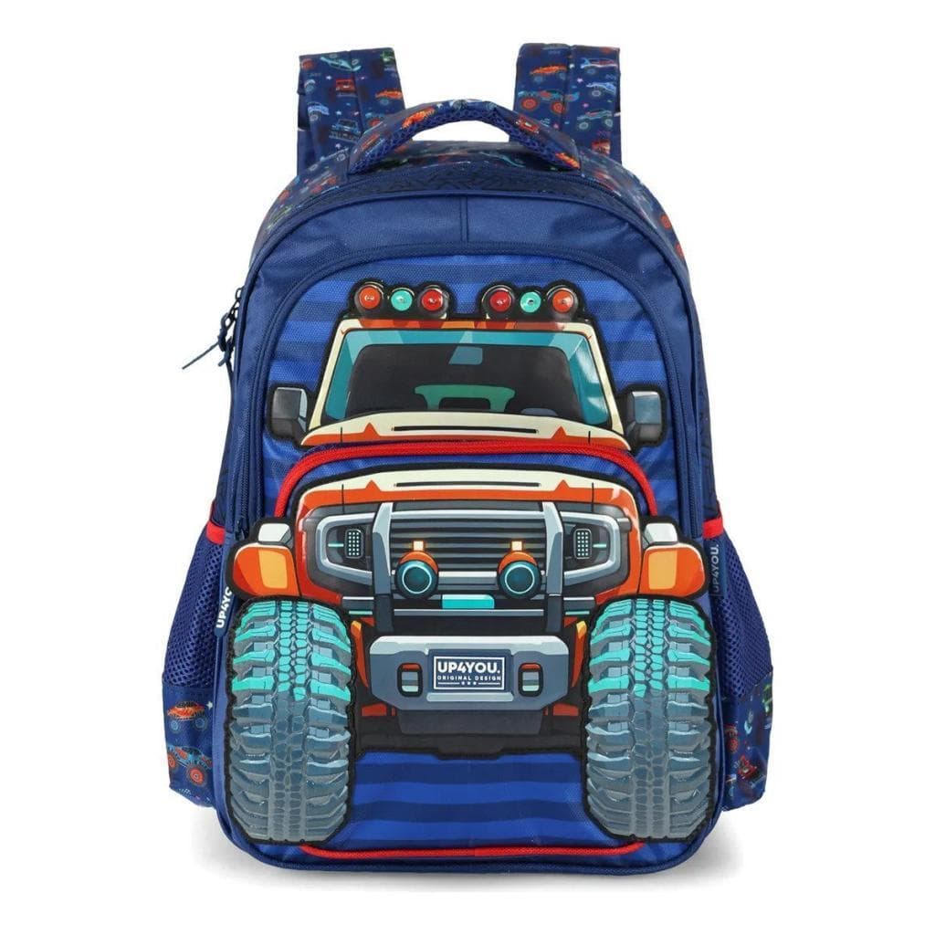 Mochila Escolar Jeep IS42211UP 43x30x17cm Azul