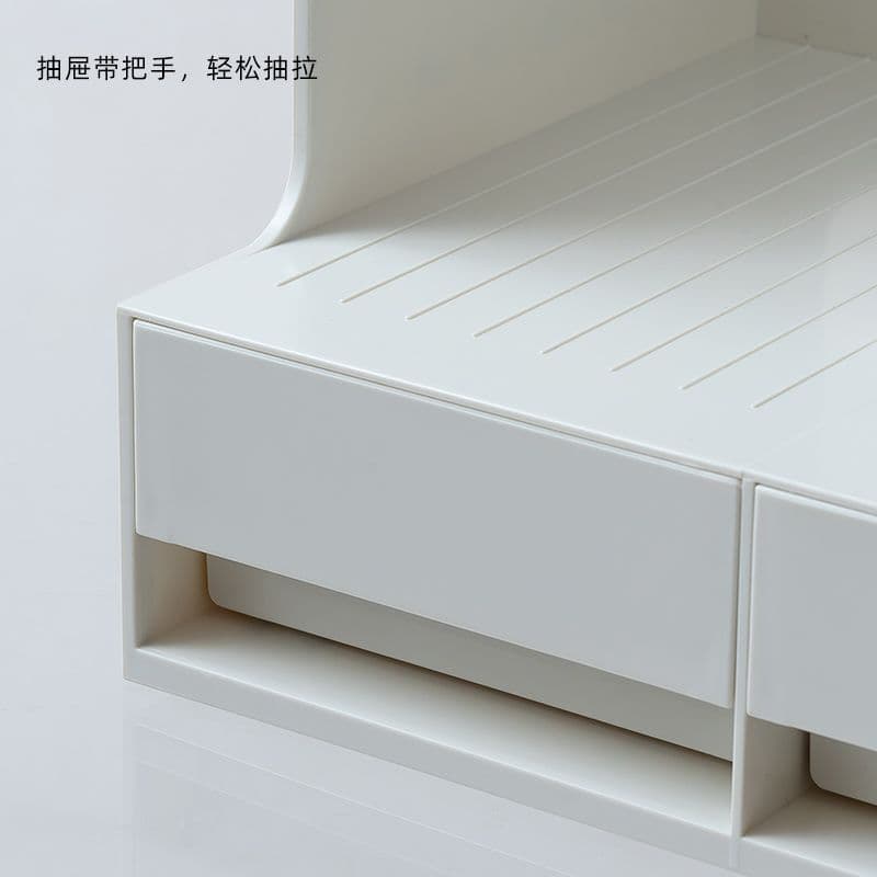 Gaveta multifuncional estante estante Desktop caneta titular rack de leitura estudante livro estante rack separado defle