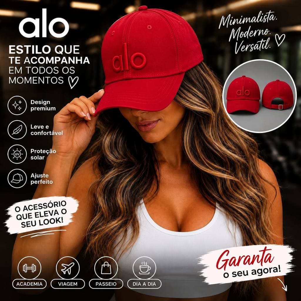 Boné Fitness Premium Designe Moderno Aba Curva Confortável Academia Esportivo Blogueira Unissex Ajustável