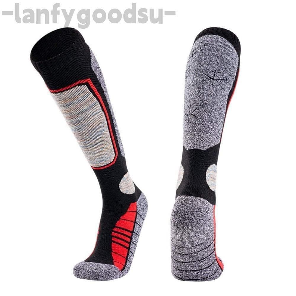 LANFYGOODS Meias De Esqui De Inverno , Térmicas Quentes Que Absorvem A Umidade Compressão Elásticas Espessadas