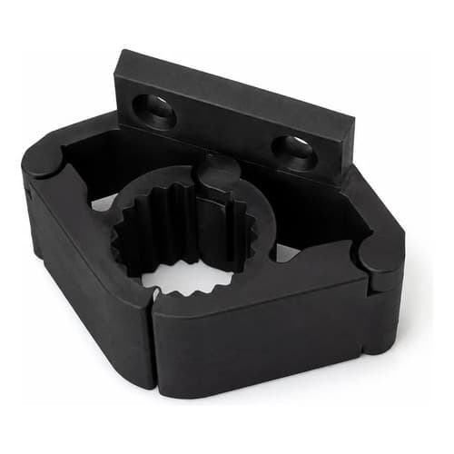 Suporte Para Vassoura E Rodo De Parede Preto