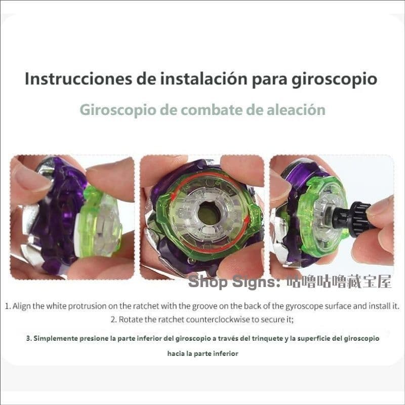 Fornecimento exclusivo transfronteiriço venda quente UX-09 liga combate Beyblade Samurai conjunto de caixa de lançador e
