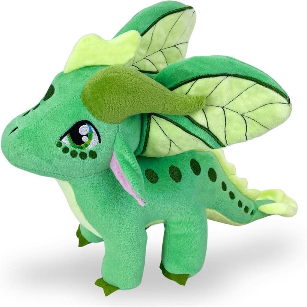 Brinquedo De Pelúcia Fofo De Dragão Verde Com Asas – Boneca Macia Para Crianças E Meninas Travesseiro Adorável De Criatu