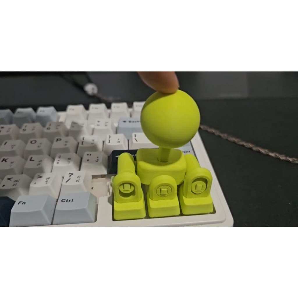 Joystick Arcade para Teclado | Controle Gamer 3D Estilo Fliperama | Ideal para Games Retro, Arcade
