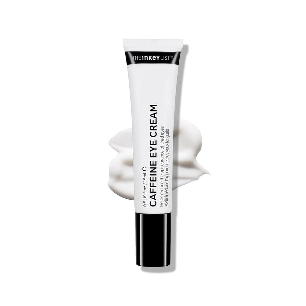 Creme para os Olhos com Cafeína INKEY, reduz o inchaço e as olheiras, atenua linhas finas, 0,5 onças FPRL