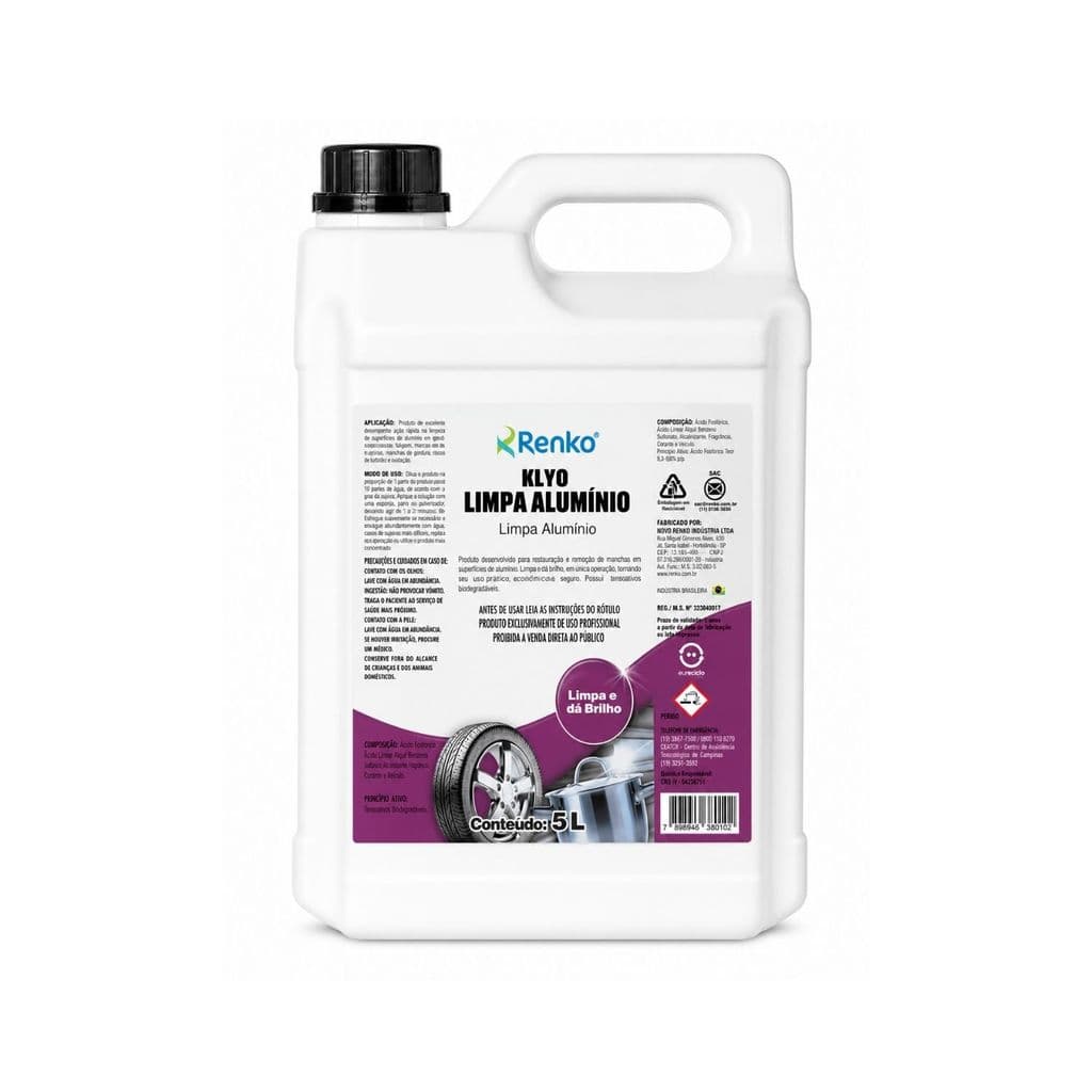 Renko Klyo Limpador de Aluminio 5L