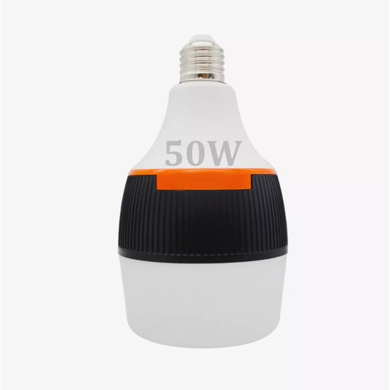Lâmpada De Emergência Led Recarregável Inteligente Bivolt Branco 127/220V