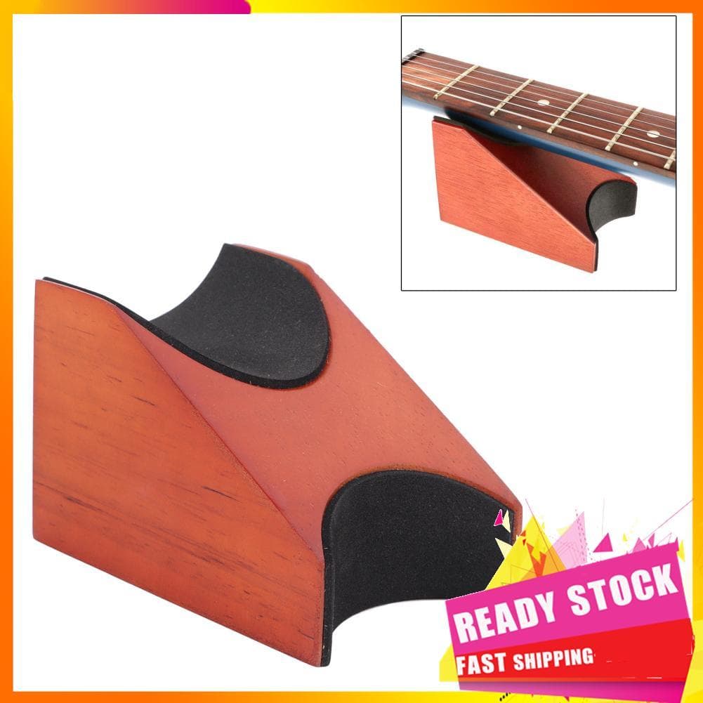 Gfgfgfgg Descanso de pescoço para guitarra, suporte para guitarra, travesseiro portátil para descanso de ukulele,