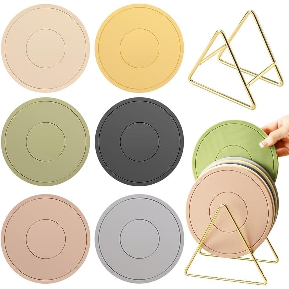 1 peça de panela de fundo plano com suporte triangular para panela quente, suporte de cozinha espesso, adequado para tap