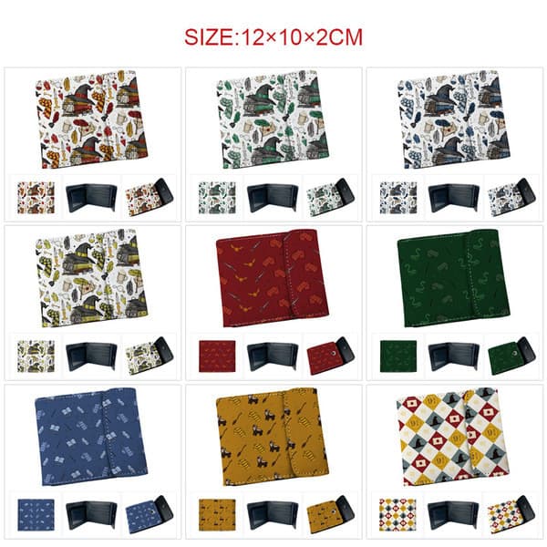 | carteira masculina original | carteira masculina pequena 【carteira masculina couro】 ◎Harry Potter animação mercadoria