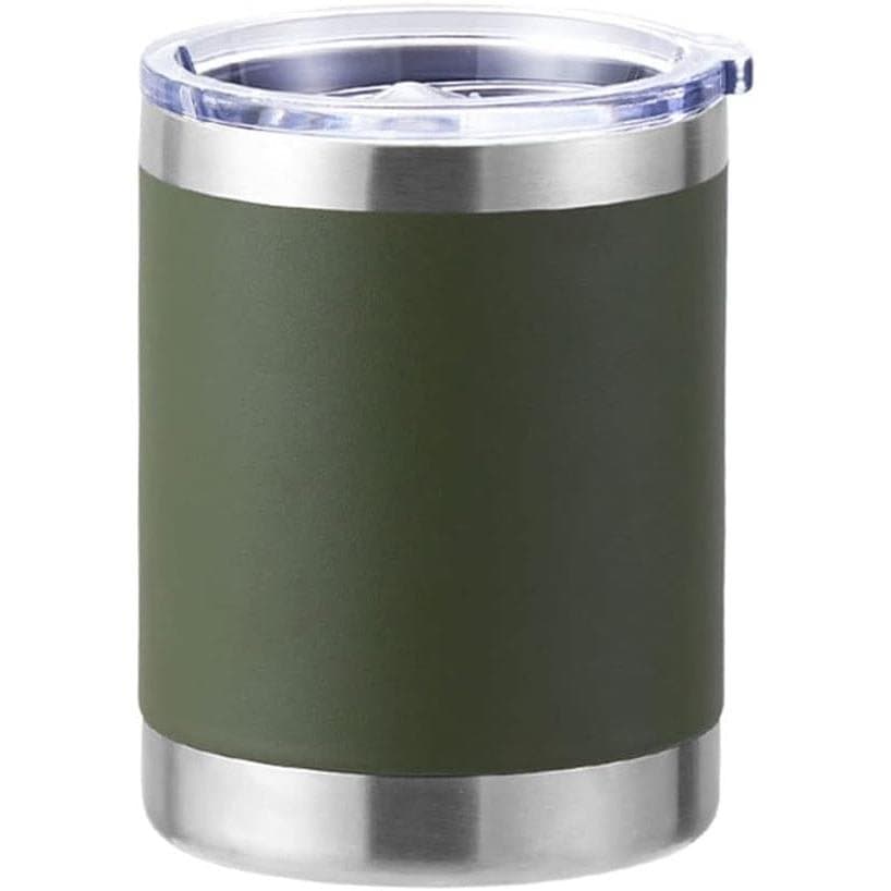 Copo de Aço Inoxidável 304 de 10oz com Tampa para Adultos e Crianças, Caneca para Água,, Suco, Chá, Café e