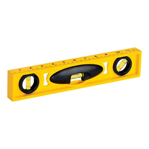 Nível Stanley 42-466 30cm 3 Bolhas Régua Nivelador Profissional Resina Estrutural Bolha Construção Obra