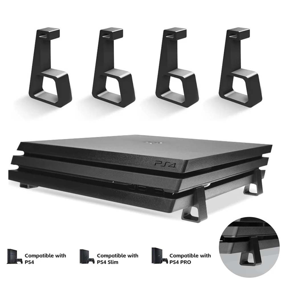 4 Pçs Suporte De Console Horizontal Refrigeração Para PS4 Game PlayStation4 Magro Pro Acessórios Do Jogo