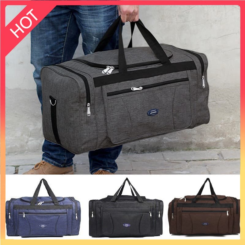 SCB-36L-55L Bolsas De Ginástica Esportiva Oxford Leve À Prova D'água Masculina Dobrável Bolsa De Viagem De Negócios S/M/