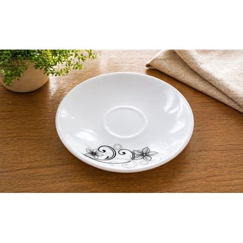 Conjunto Xícara Chá Branco Camber Design Moderno Cerâmica Resistente 12 Peças