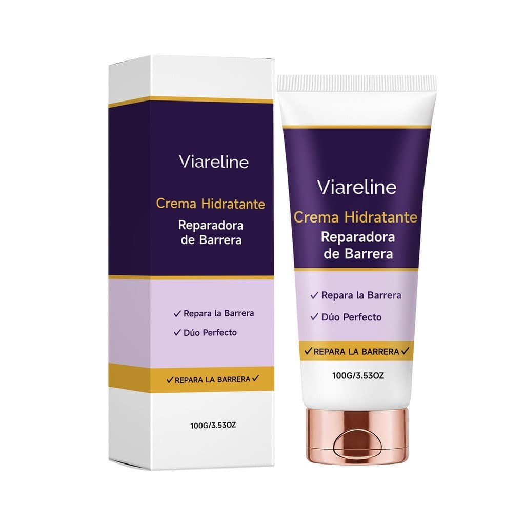 2Pcs Hidratante Reparador de Barreira Viareline, Loção Facial de Hidratação Profunda, Restaura a Barreira da,