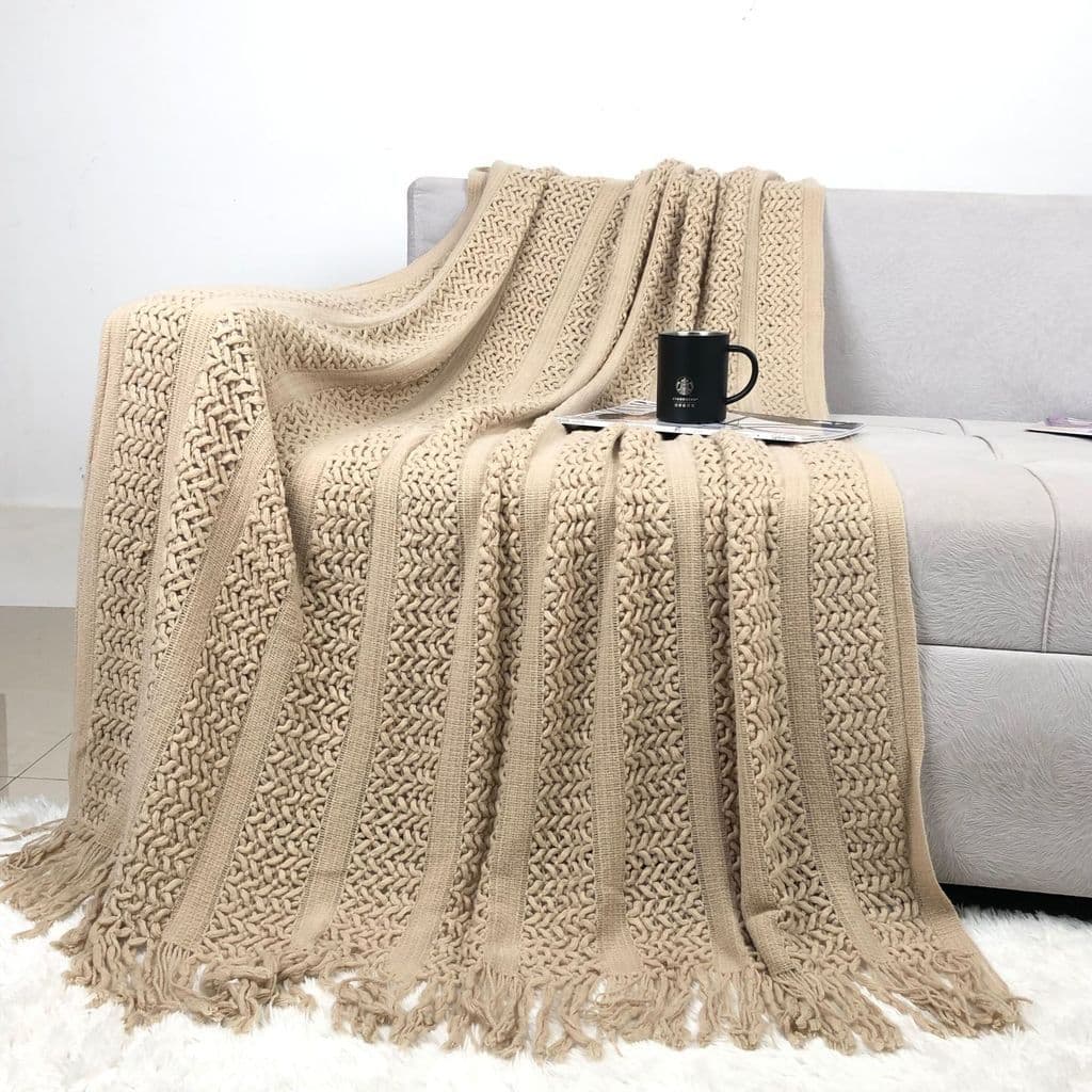 Novo estilo tecido cobertor Nap cobertor torcido sofá cobertor nórdico tecido cobertor ar condicionado