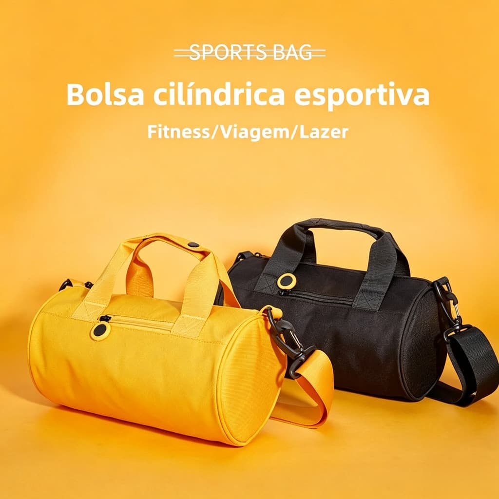 Bolsa de yoga e dança ampla, leve para academia, passeios, deslocamentos e viagens curtas 🎒