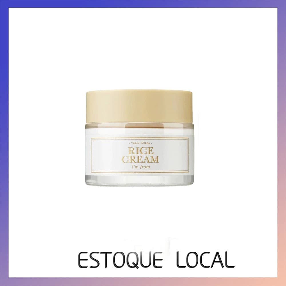 Creme Facial I'm From Rice Cream Coreano Iluminador Hidratante 50g