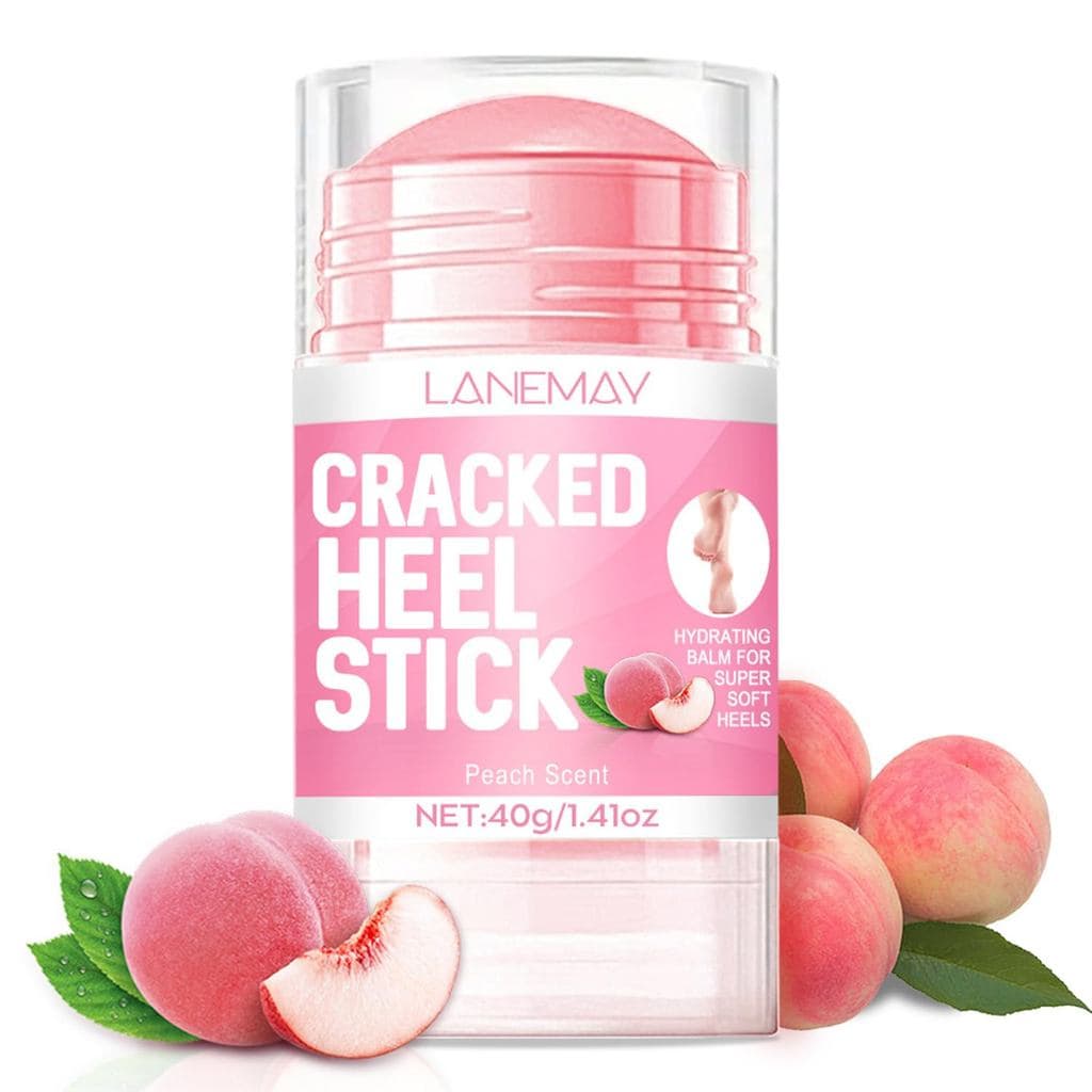 Creme para os Pés Peach Cracked Heel Stick, Hidratante para Pés Extremamente Secos e Rachados, Hidratação e Suavização c