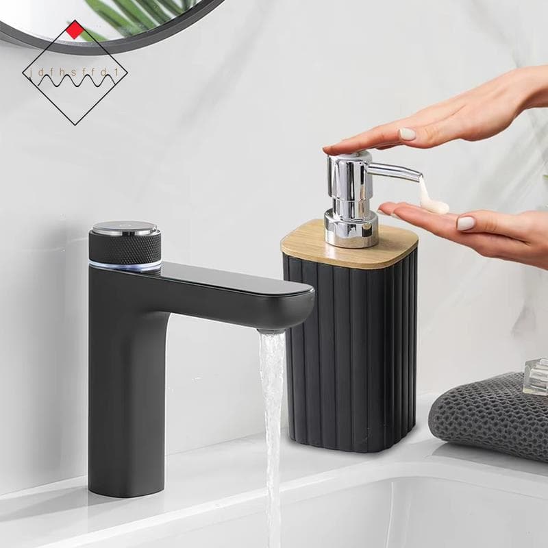 [Promover J] 6 Peças Conjunto De Acessórios De Banheiro Com Lata De Lixo Porta Escova De Dentes Loção Dispensador De Sab
