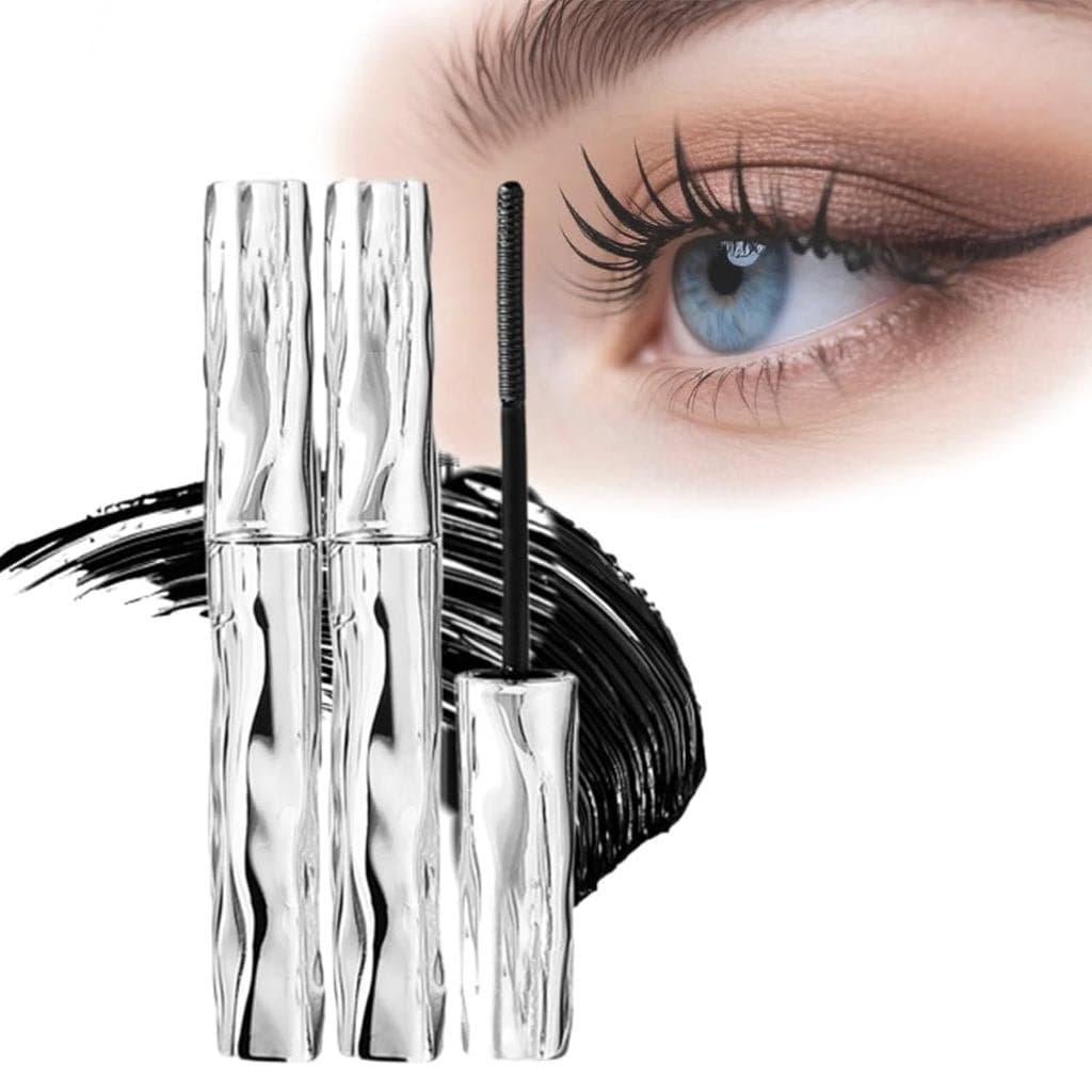 2 PCS Primer para Cílios, Primer Tubular para Cílios, Máscara à Prova d'Água para Cílios Longos e Curvados, Natural e Nã